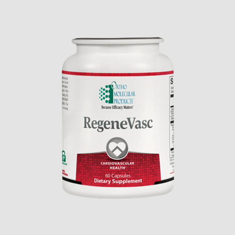 RegeneVasc by Ortho Molecular Products 60 ct