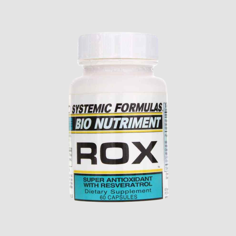 ROX Super Antioxidant w/ Resveratrol by Systemic Formulas 60 ct