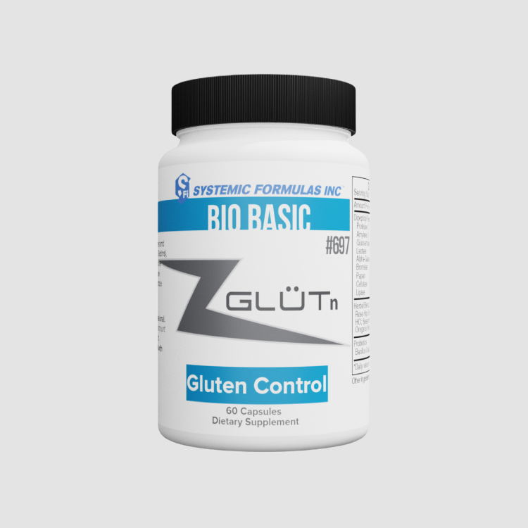 ZGlutn Gluten Control by Systemic Formulas 60 ct