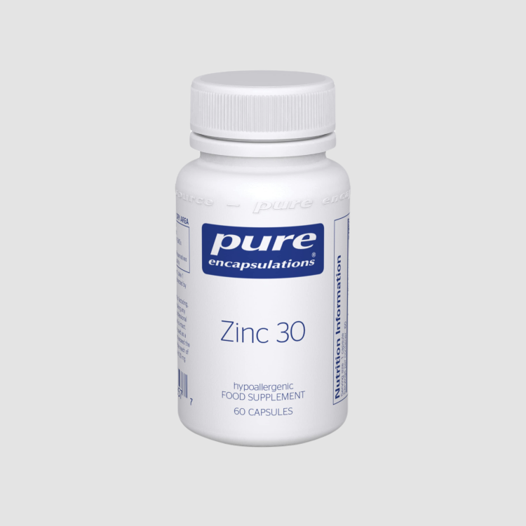 Zinc 30 by Pure Encapsulations 60 ct