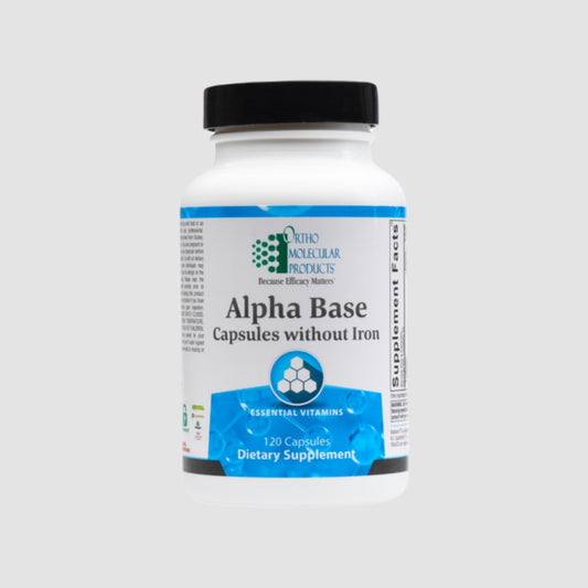 Alpha Base Without Iron by Ortho Molecular 240 ct