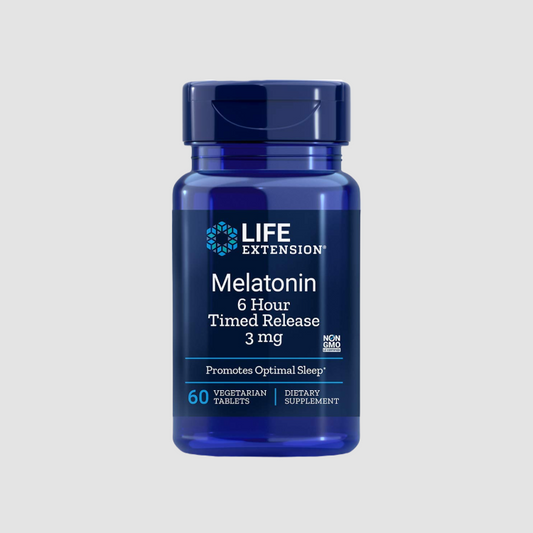 Melatonin 6 Hour Timed Release 3mg 60ct