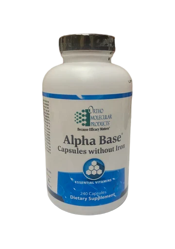 Alpha Base Capsules w/out Iron 240 count