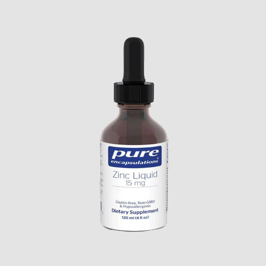 Zinc Liquid 15mg by Pure Encapsulations 4 oz